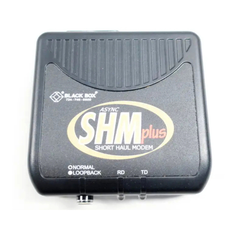 Black Box SHM-B Plus Async Series User manual