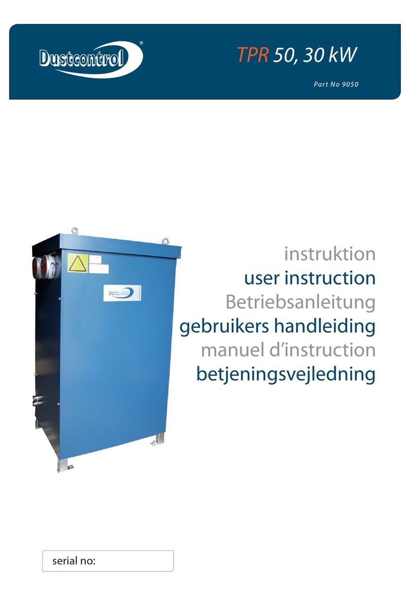 Dustcontrol TPR 50 User instruction