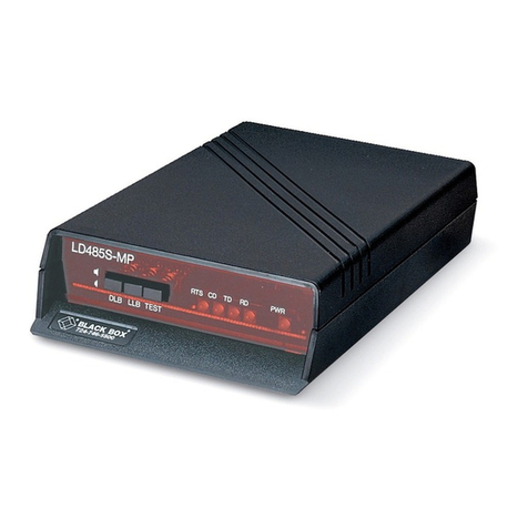 Black Box LD485S-MP User manual Black Box LD485S-MP User manual