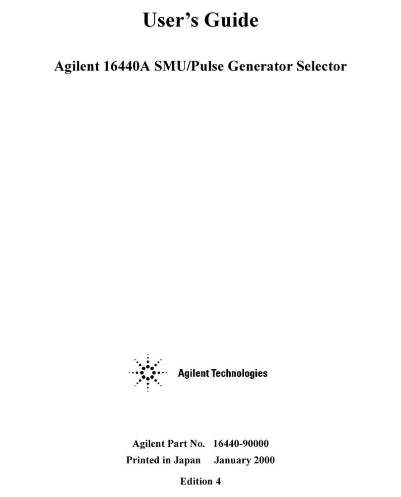 Agilent Technologies 16440A user guide