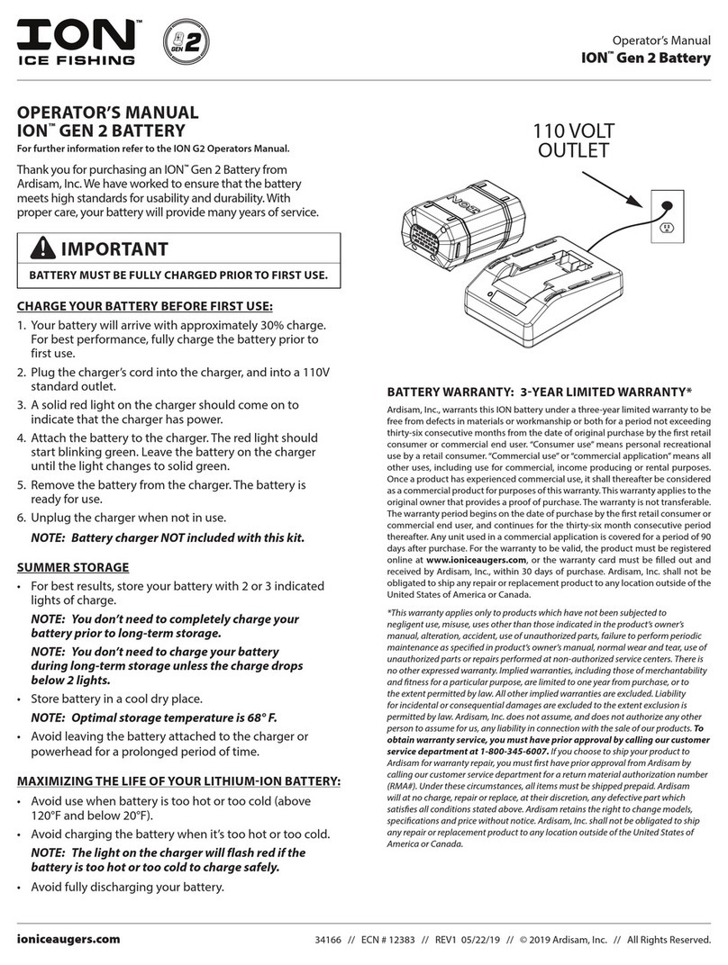 ION G2 Operator's manual