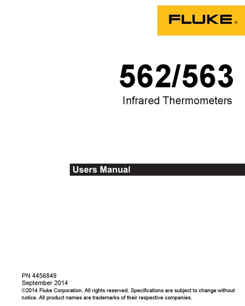 Fluke 562 user manual
