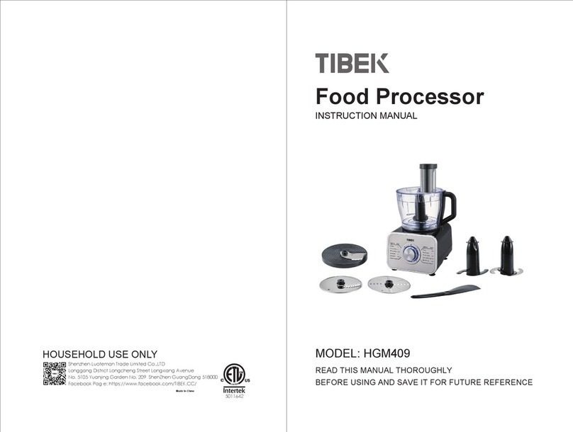 Tibek HGM409 instruction manual