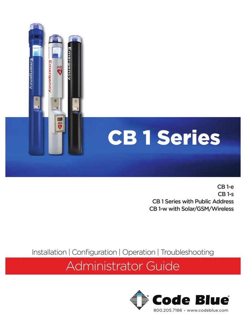 Code Blue CB 1 Series Service manual
