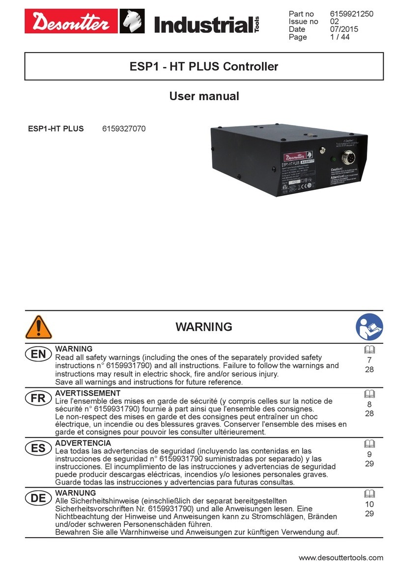 Desoutter ESP1-HT PLUS User manual
