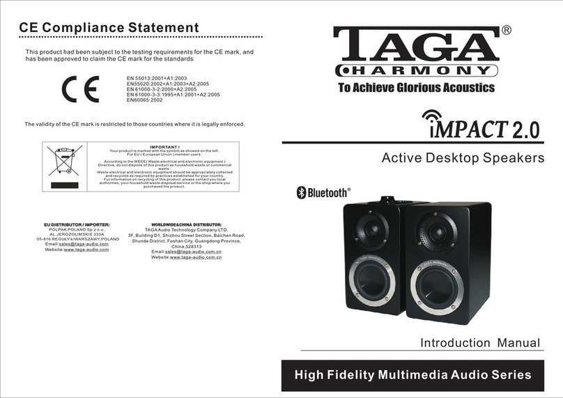 Taga Harmony iMPACT 2.0 Introduction manual