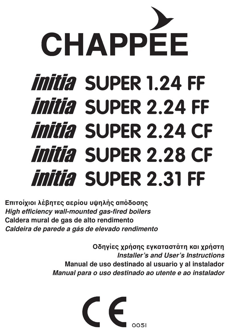 Chappee Initia SUPER 1.24 FF Installers and users instructions Chappee Initia SUPER 1.24 FF Installers and users instructions