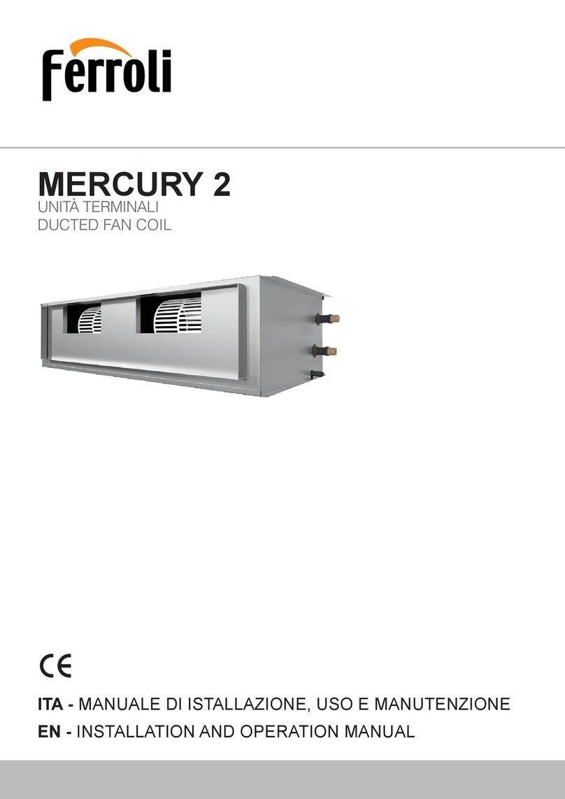 Ferroli MERCURY 2 Installation and operation manual