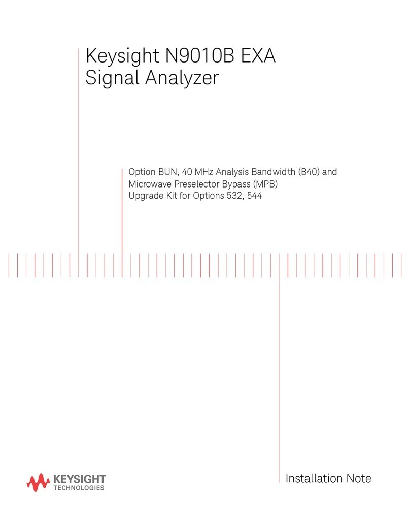 Keysight Technologies N9010B Installation note