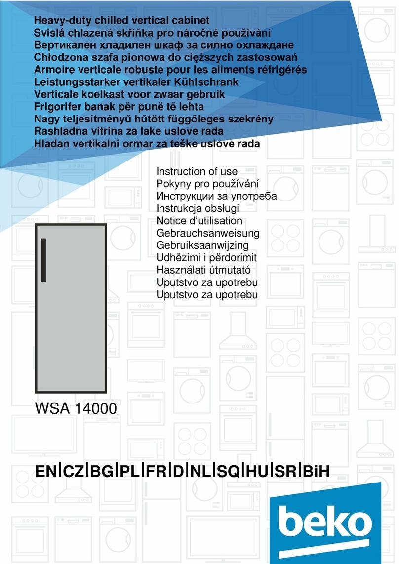Beko WSA 14000 Instructions of use