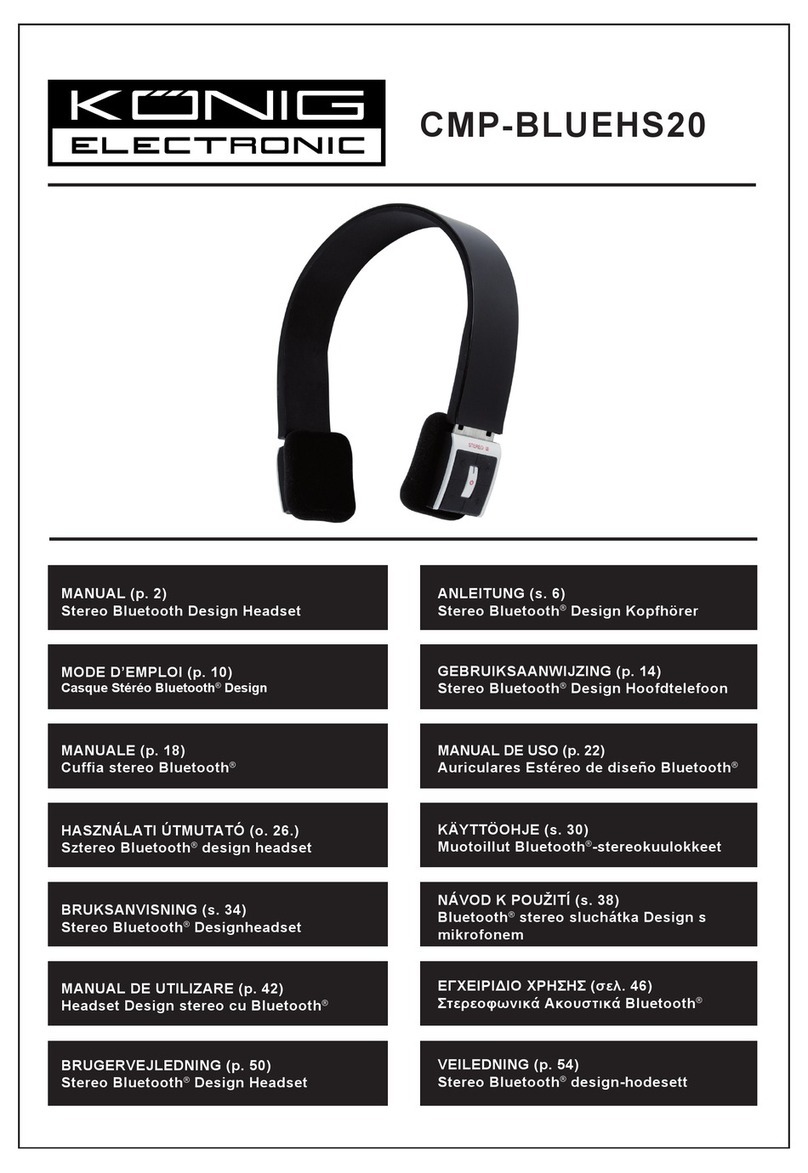 Konig CMP-BLUEHS20 User manual