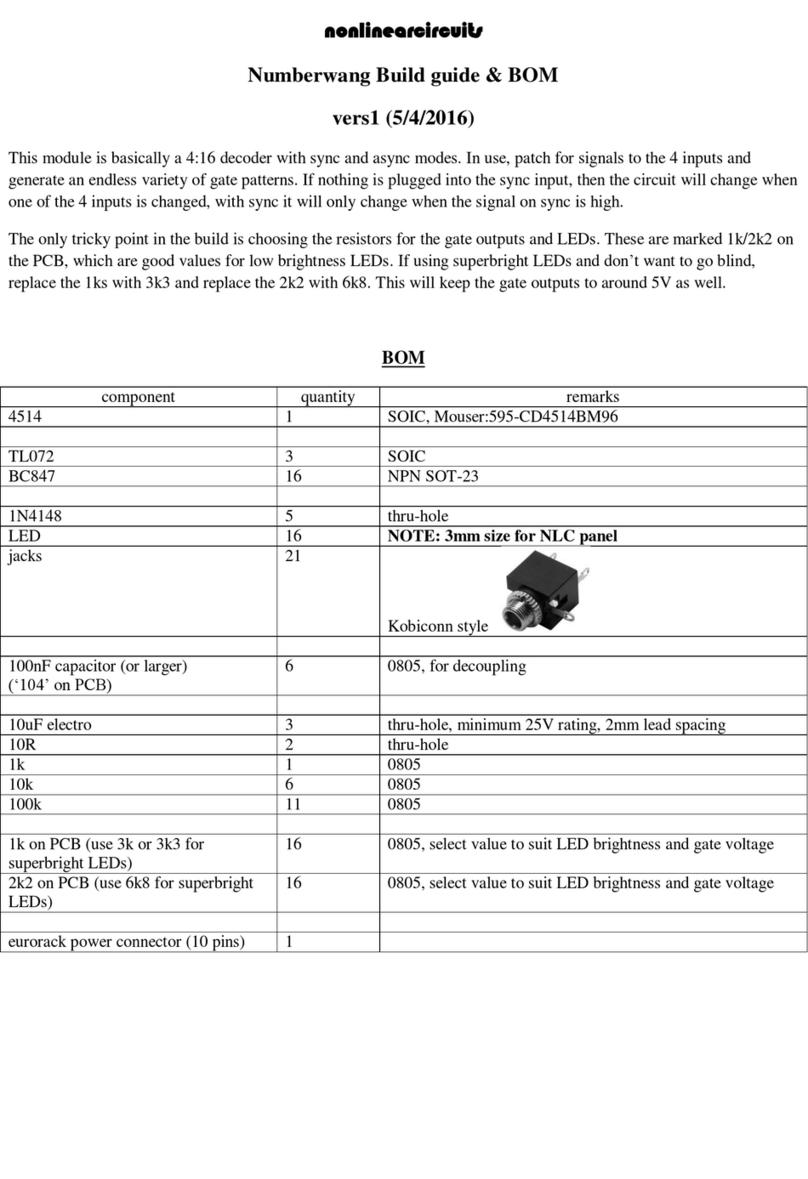 Nonlinearcircuits Numberwang Build guide & BOM