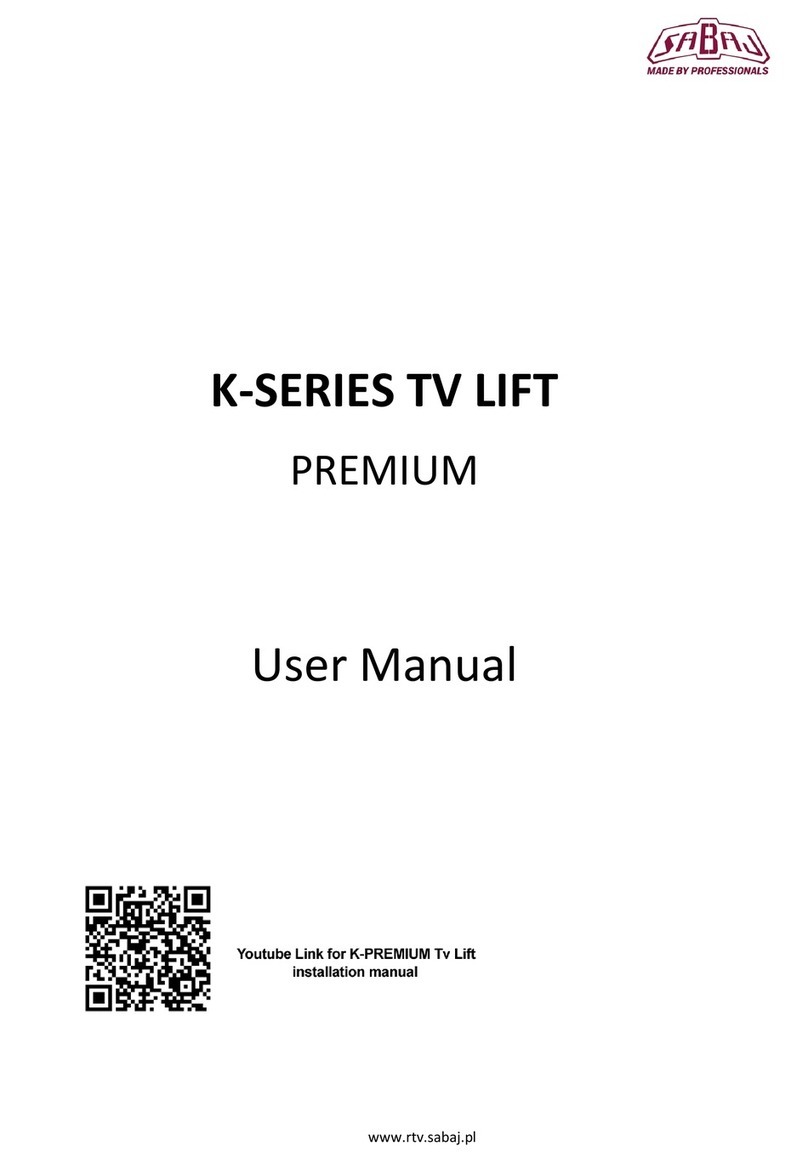 Sabaj Premium K Series user manual