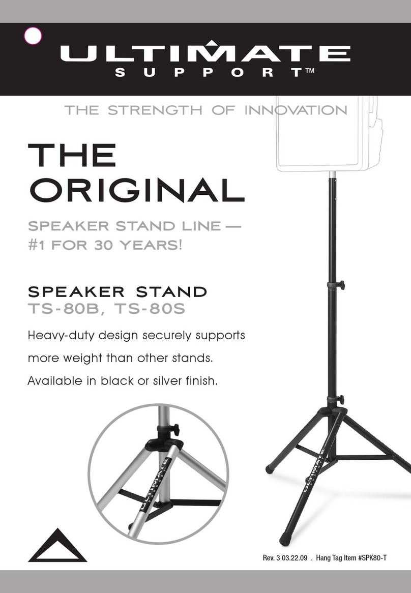 Ultimate Support TS -80B quick start guide