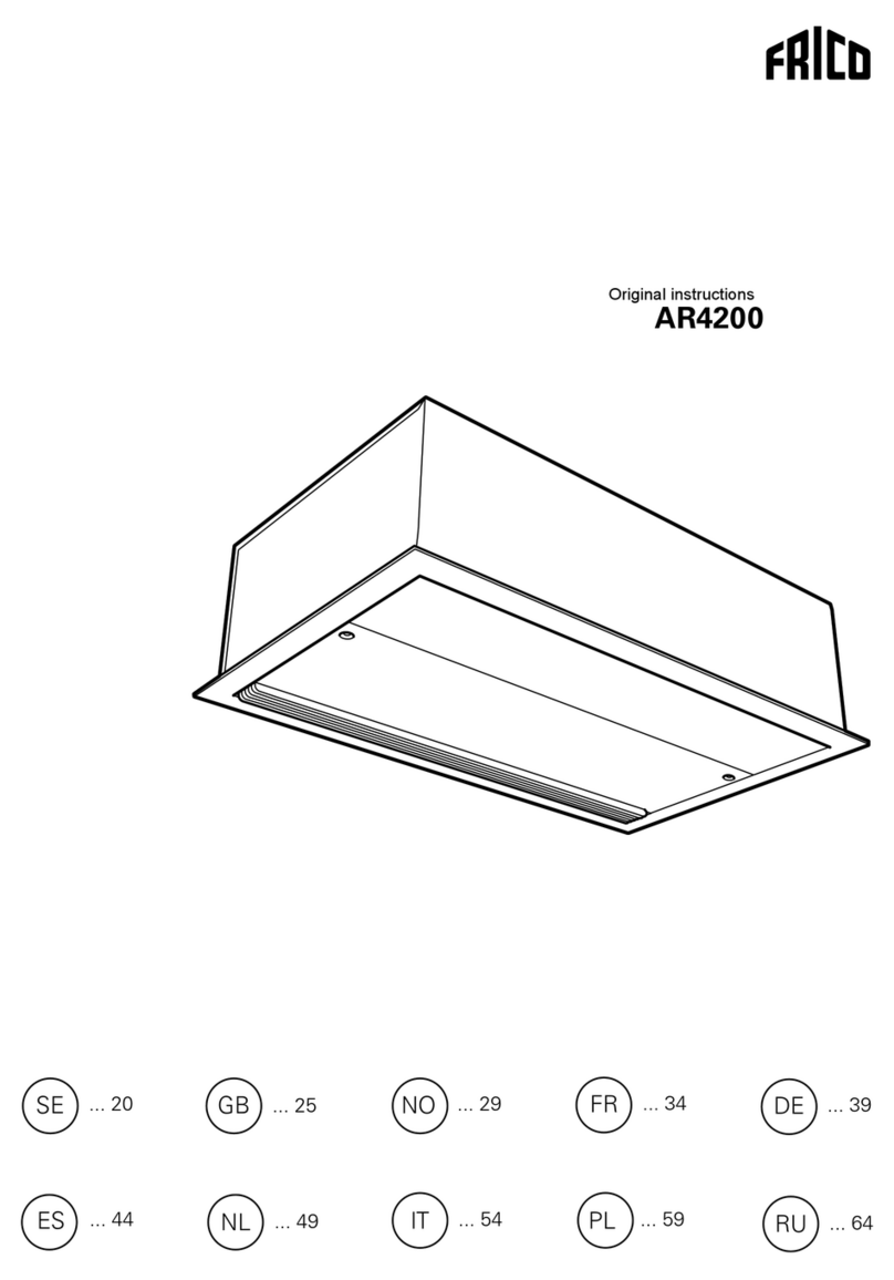 Frico AR4200 Series User manual