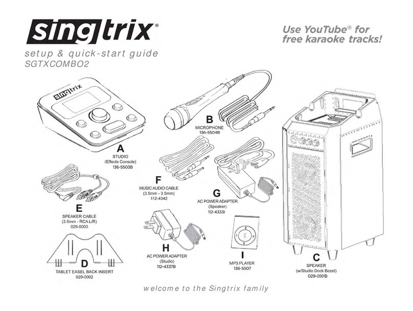 singtrix SGTXCOMBO2 Setup & quick start guide