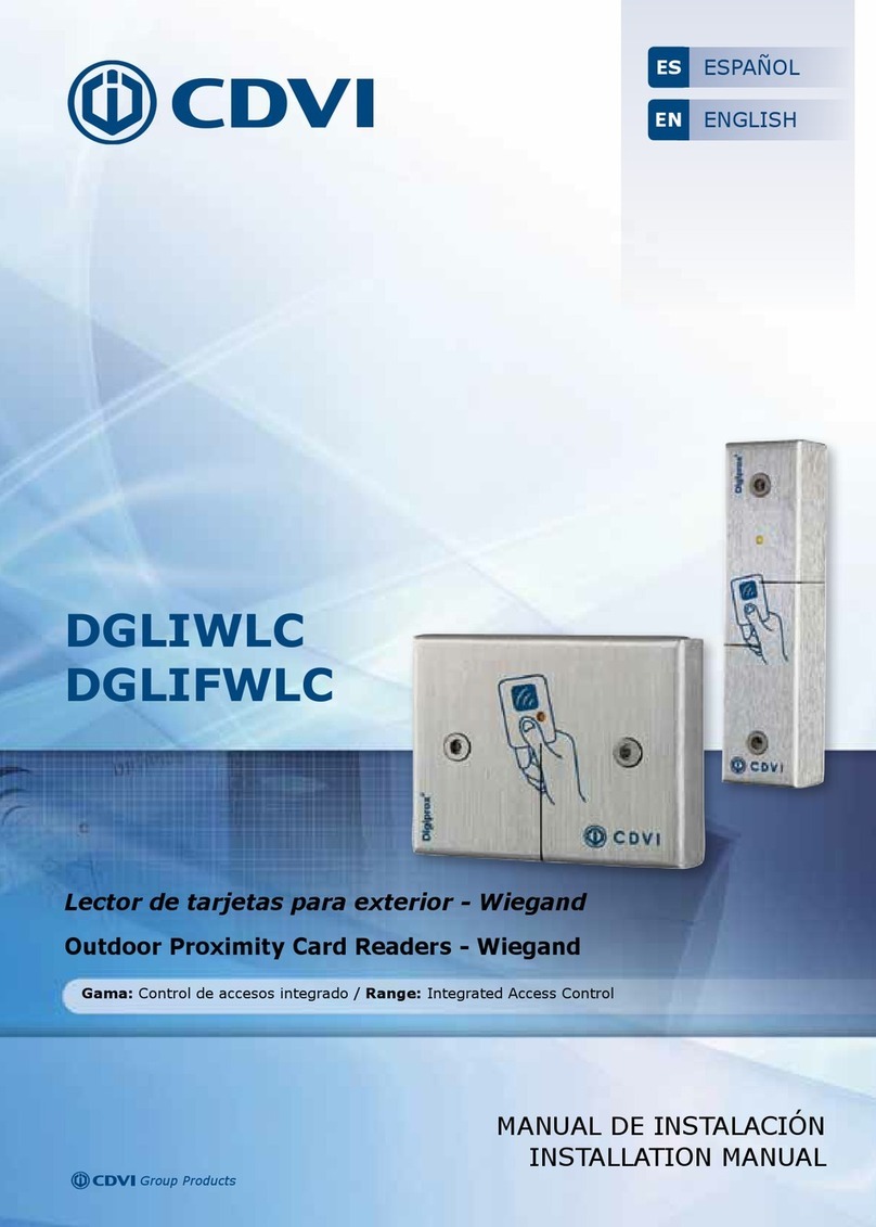CDVI DGLIWLC User manual
