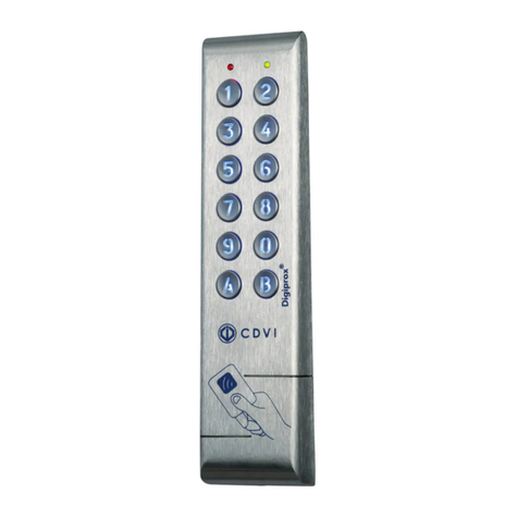 CDVI KCPROXWLC installation manual