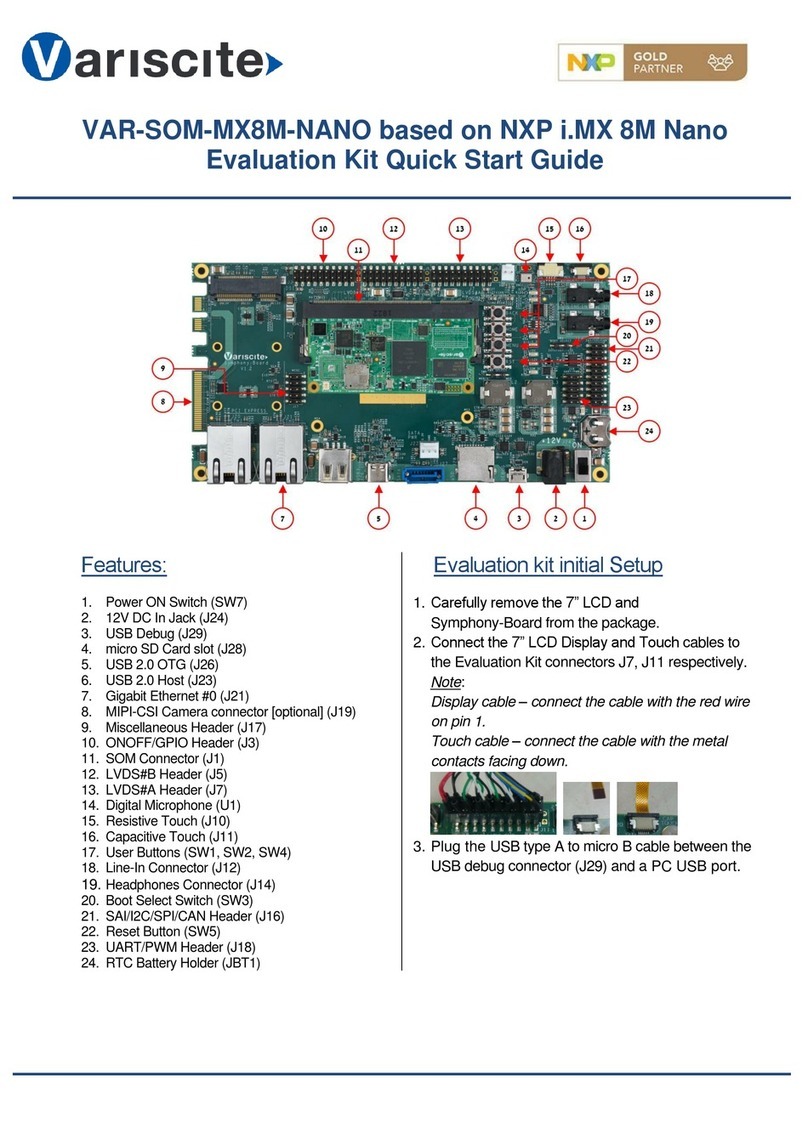 Variscite VAR-SOM-MX8M-NANO User manual Variscite VAR-SOM-MX8M-NANO User manual