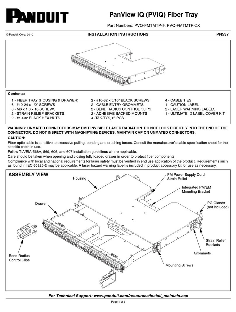 Panduit PVQ-FMTMTP-9 installation instructions