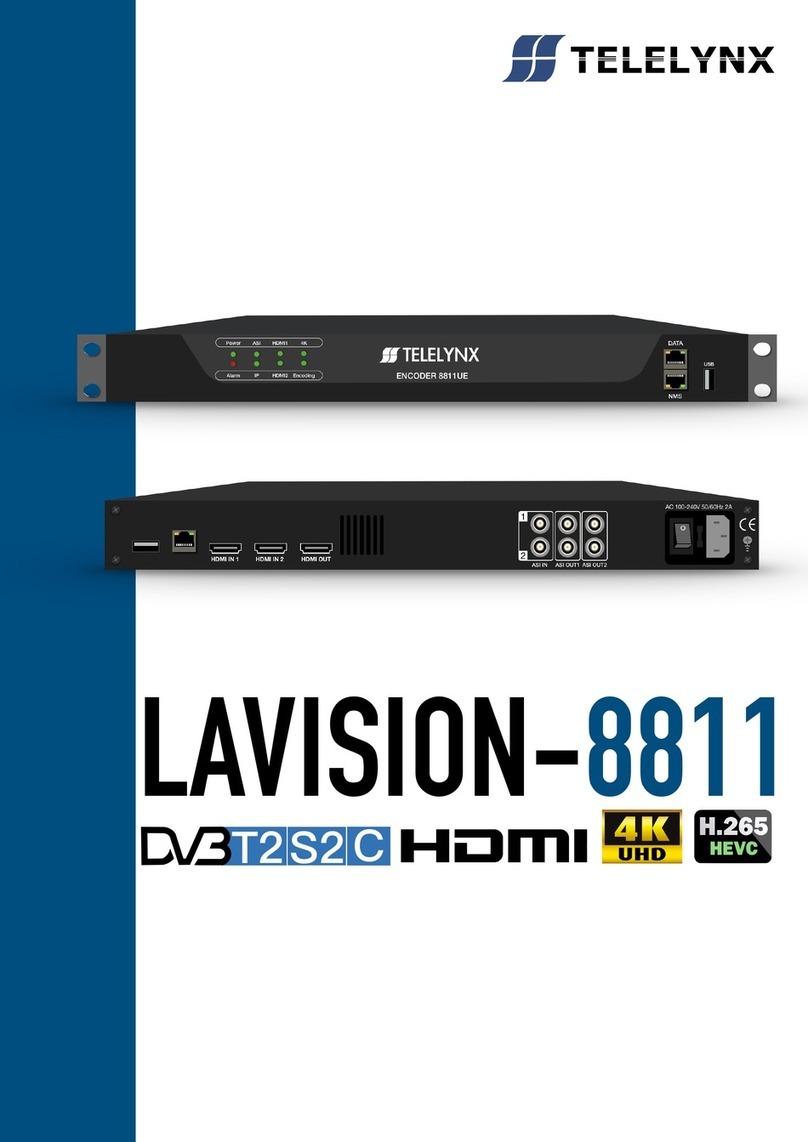TELELYNX LAVISION-8811 manual