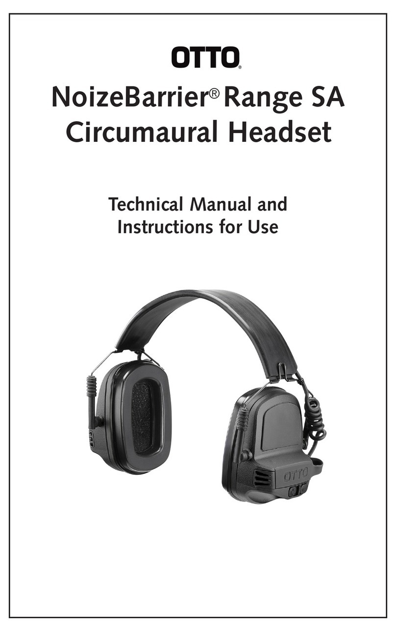 Otto NoizeBarrier Range SA Technical Manual and Instructions for Use