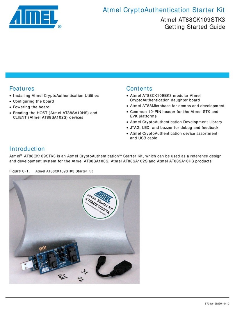 Atmel AT88CK109STK3 User manual