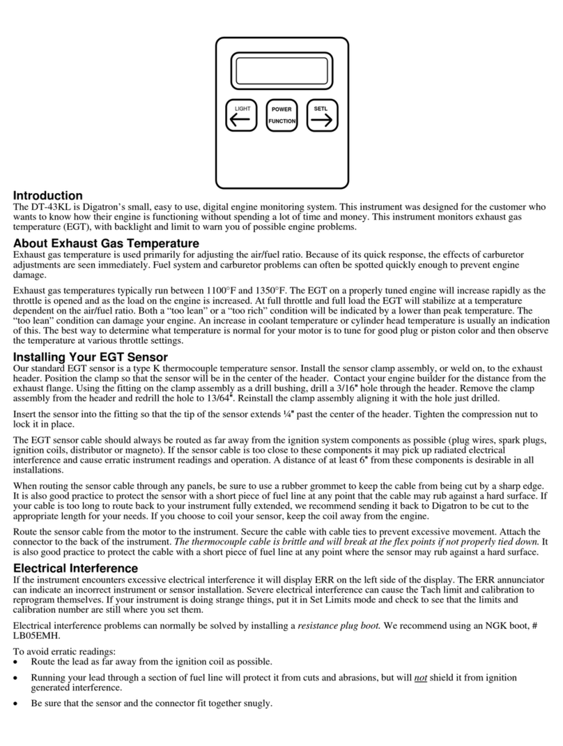 Digatron DT-43KL User manual