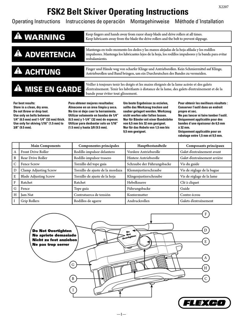 Flexco FSK2 User manual