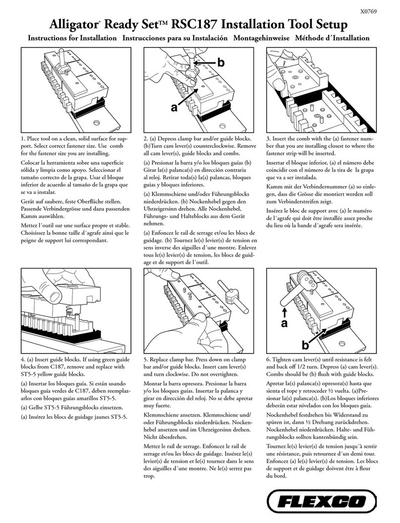 Flexco Alligator Ready Set RSC187 Guide