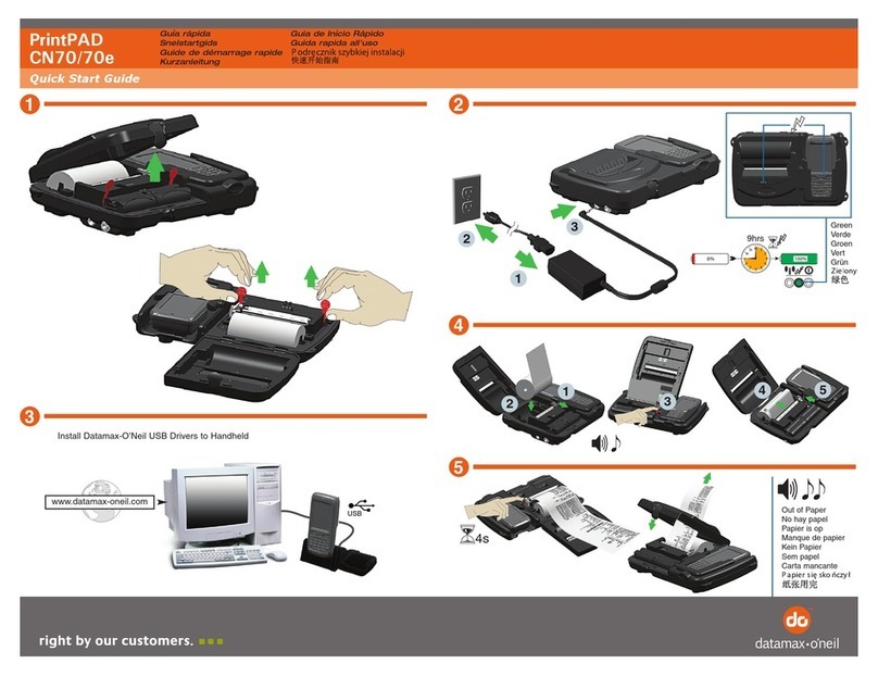 Datamax PrintPAD CN70 quick start guide
