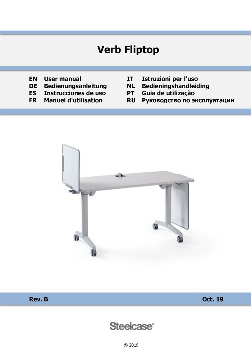 Steelcase Verb Fliptop user manual