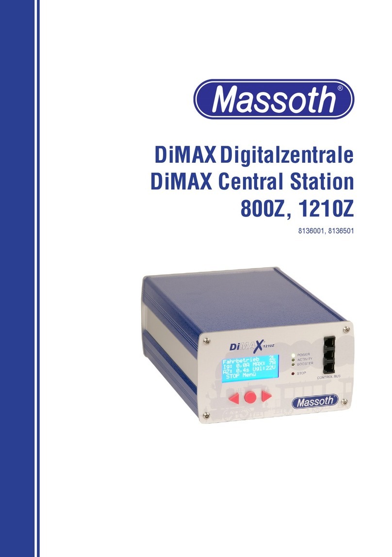 Massoth DiMAX 800Z manual