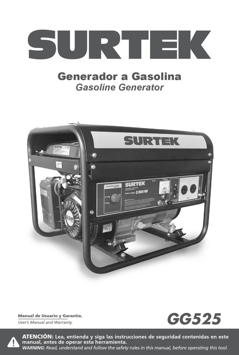 Surtek GG525 User manual and warranty