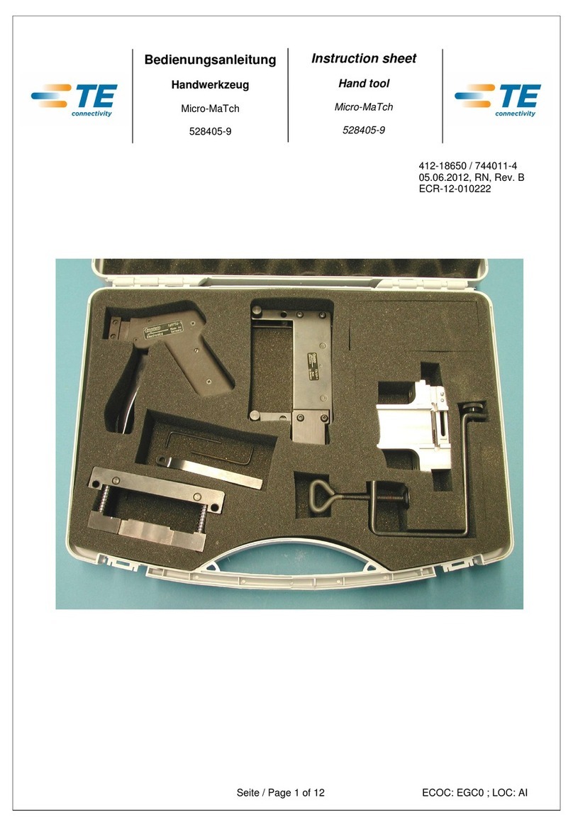TE Connectivity Micro-MaTch  528405-9 User manual