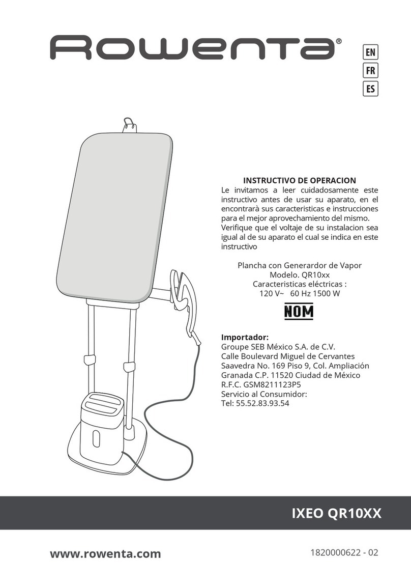 Rowenta IXEO QR10XX User manual