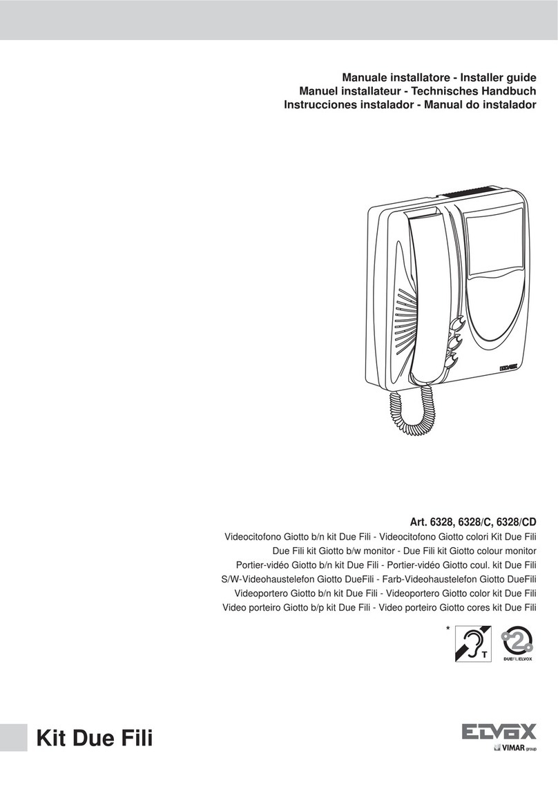 Vimar ELVAX 6328 Assembly instructions