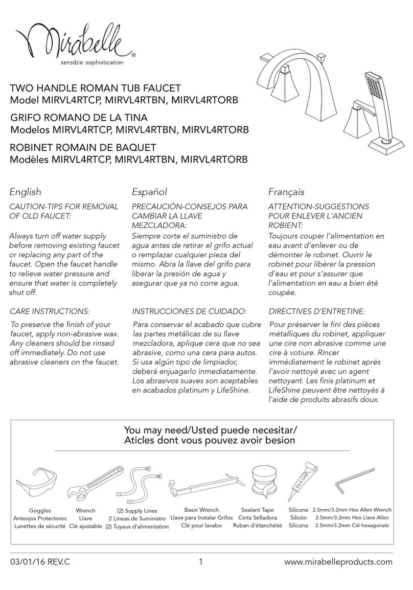 Mirabelle MIRVL4RTCP manual