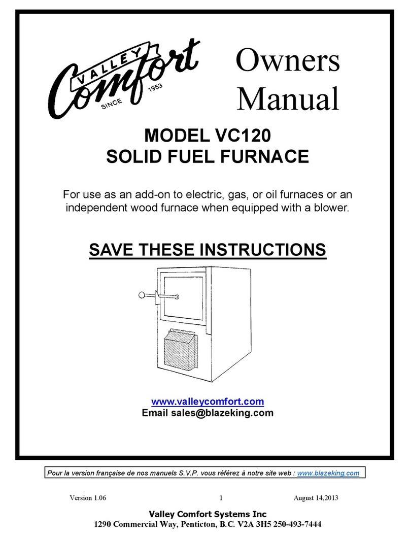 Valley Comfort Systems VC120 owner's manual Valley Comfort Systems VC120 owner's manual
