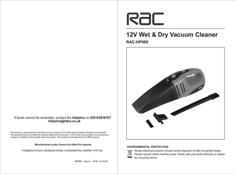 Rac RAC-HP095 manual