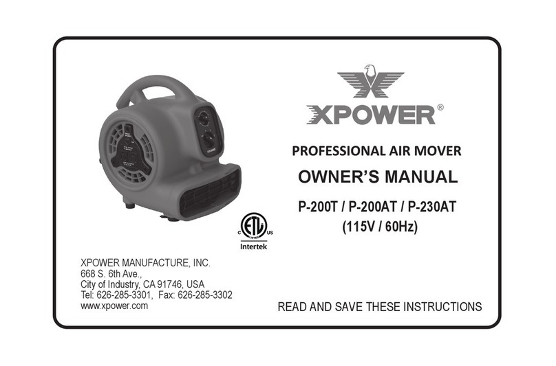 XPower P-200AT User manual XPower P-200AT User manual