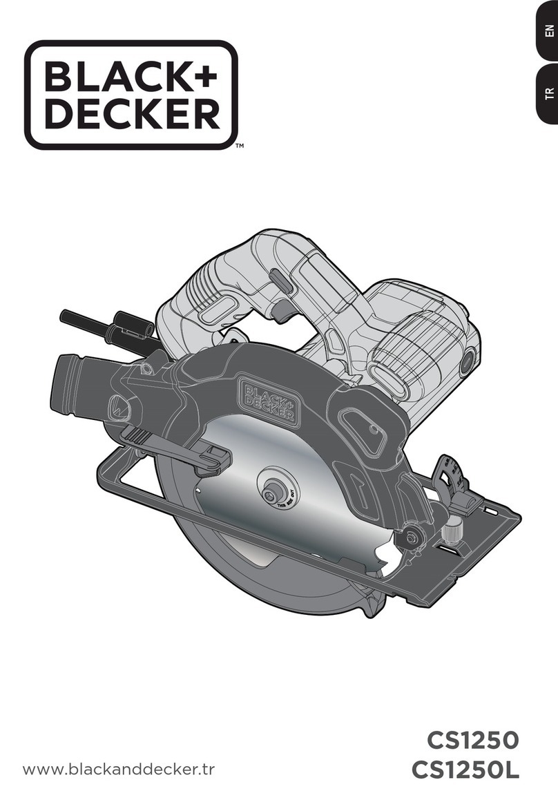 BLACK DECKER CS1250 User manual