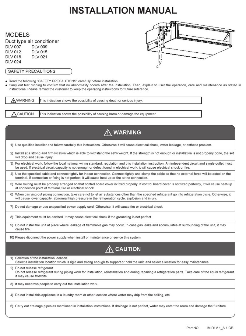 Airwell DLV007 User manual