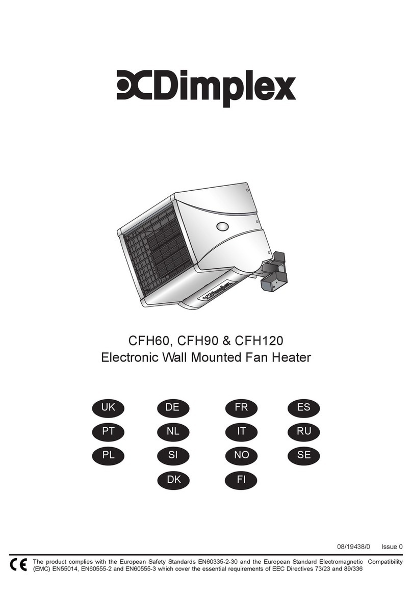 Dimplex CFH60 User manual