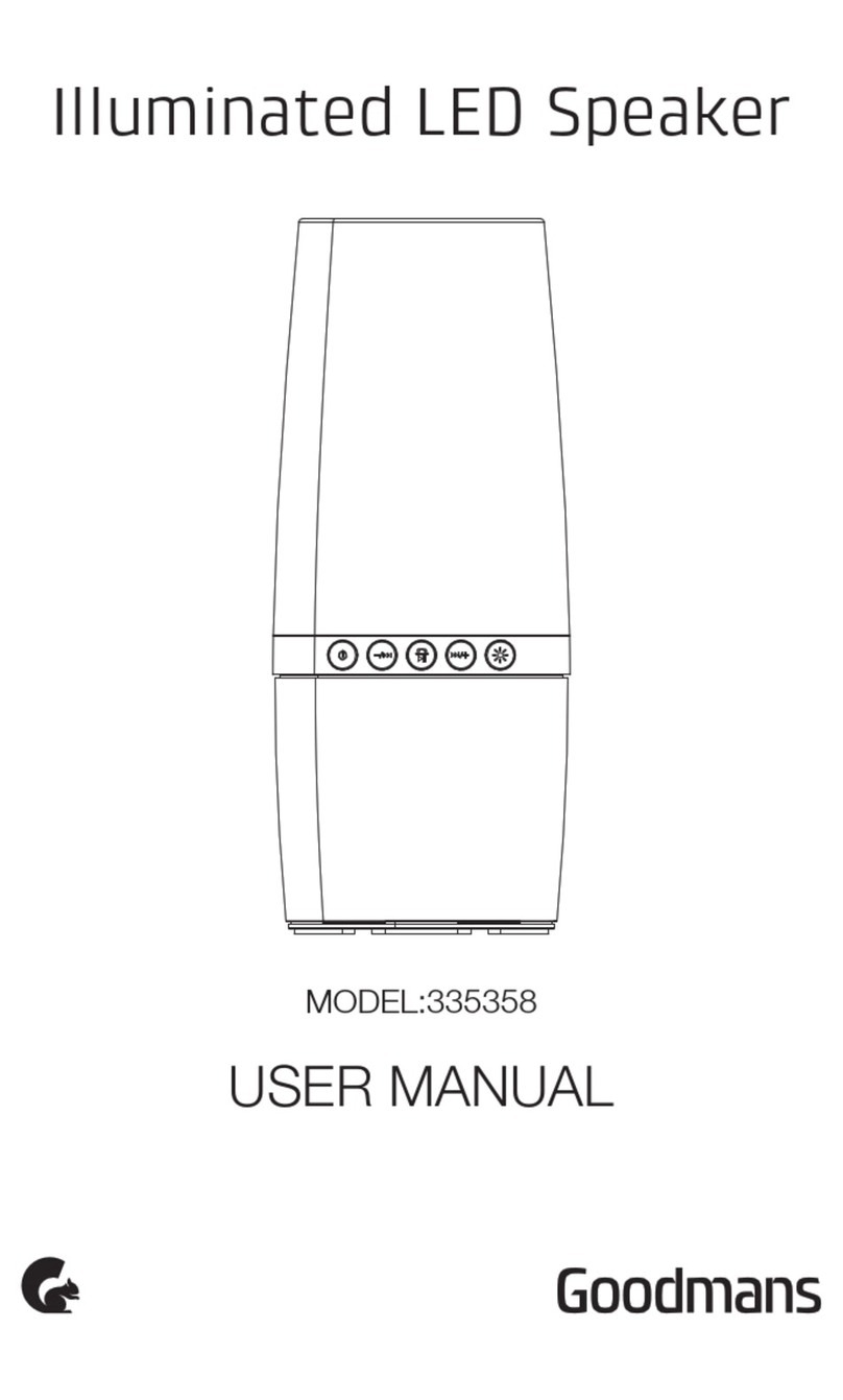 Goodmans 335358 user manual