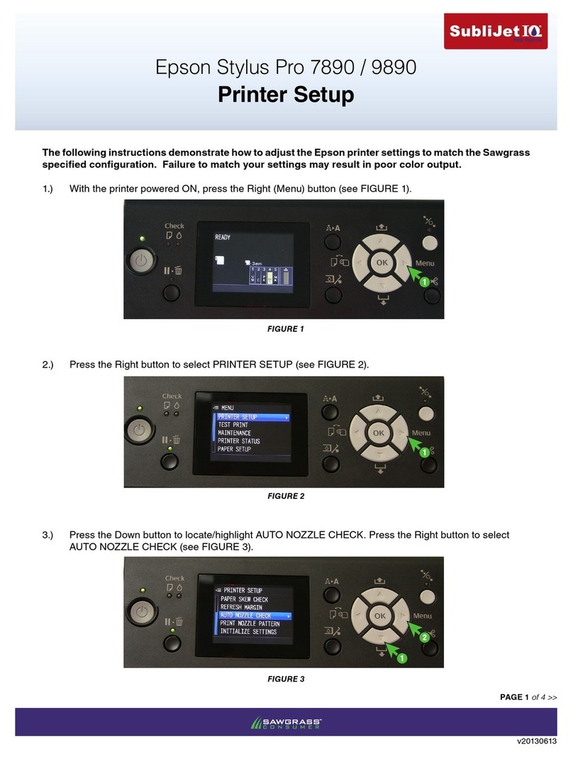 Epson Stylus Pro 9890 Series Manual