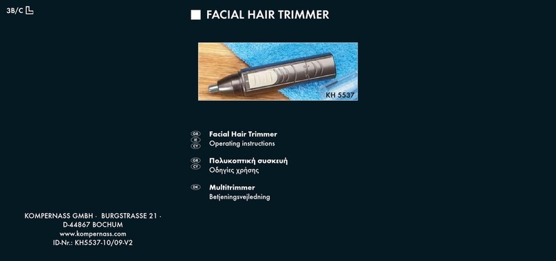 Kompernass KH 5537 operating instructions
