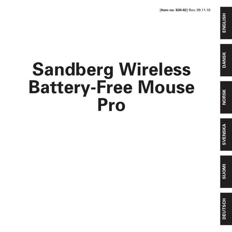 Sandberg Wireless Battery-Free Mouse Pro User manual