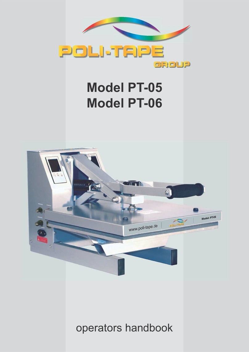POLI-TAPE Clam Press Operator's handbook