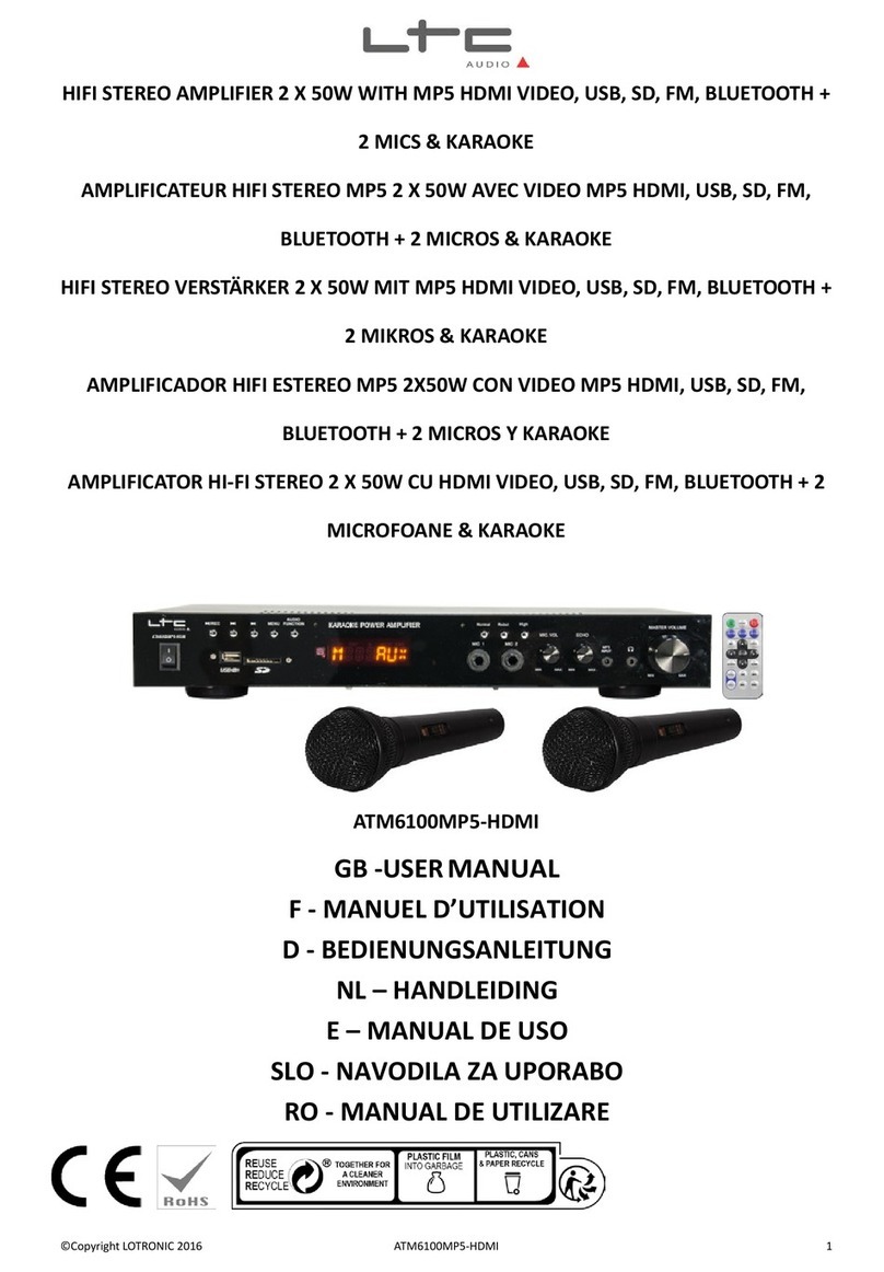 Ltc Audio ATM6100MP5-HDMI user manual